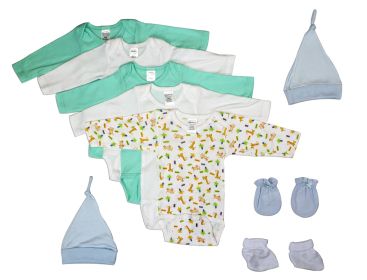 Newborn Baby Boys 9 Pc Layette Baby Shower Gift Set