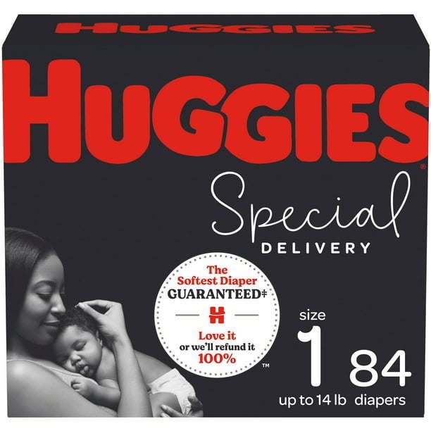 Huggies Special Delivery Hypoallergenic Baby Diapers Size 1; Count 84 Huggies Special Delivery Hypoallergenic Baby Diapers Size 1; Count 84