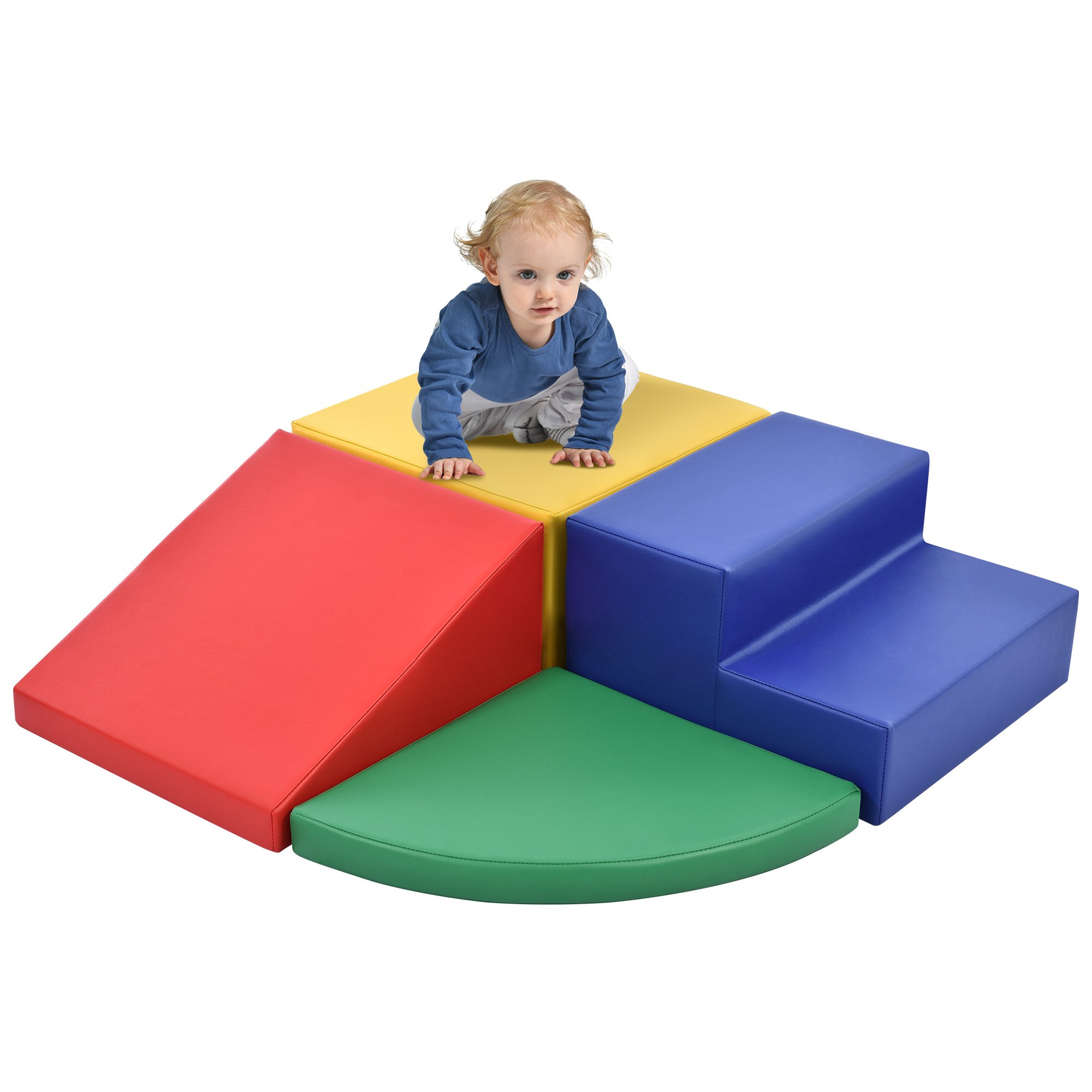 Soft Climb and Crawl Foam Playset, Safe Soft Foam Nugget Block for Infants, Preschools, Toddlers Soft Climb and Crawl Foam Playset, Safe Soft Foam Nugget Block for Infants, Preschools, Toddlers