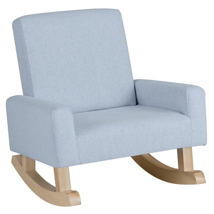 Kids Rocking Chair with Solid Wood Legs Kids Rocking Chair with Solid Wood Legs